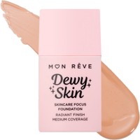 Mon Reve Dewy Skin Foundation 30ml - 53W - Foundation Μεσαίας Κάλυψης για Λαμπερό Τελείωμα