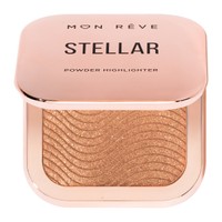 Mon Reve Stellar Powder Highlighter 4g - 02 Golden Sand - Highlighter σε Μορφή Πούδρας για Άμεση Λάμψη