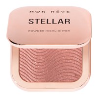 Mon Reve Stellar Powder Highlighter 4g - 04 Rose Gold - Highlighter σε Μορφή Πούδρας για Άμεση Λάμψη