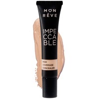 Mon Reve Impeccable High Coverage Concealer 8ml - No 104 - Υγρό Κονσίλερ Υψηλής Κάλυψης με Ματ Τελείωμα