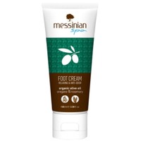 Messinian Spa Foot Cream Relaxing & Anti-Odor Organic Olive Oil Oregano & Rosemary 100ml - Ενυδατική Κρέμα Ποδιών για Σκασμένα Πέλματα & Φτέρνες με Άρωμα Ρίγανης & Δενδρολίβανου