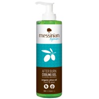 Messinian Spa After Burn With Organic Olive Oil Mint & Aloe Colling Body Gel 300ml - Δροσιστικό Τζέλ Σώματος Κατάλληλο για Ερεθισμένα & Αφυδατωμένα Δέρματα