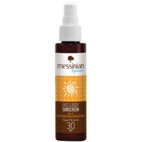 Messinian Spa Sunscreen 2in1 Protection & Moisturizing Face & Body Spray Spf30, 100ml - Αντιηλιακό Προσώπου & Σώματος Υψηλής Προστασίας & Ενυδάτωσης με Γιαούρτι & Καρότο