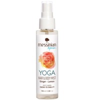 Messinian Spa Hair & Body Mist Yoga Ginger & Lemon 100ml - Ενυδατικό Mist Μαλλιών & Σώματος με Αναζωογονητικό Άρωμα Τζίντζερ & Λεμόνι