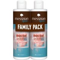 Messinian Spa Promo Creamy Cloud Bergamot, Caramel, Whipped Cream & Vanilla Musk 600ml (2x300ml) - Ενυδατικό Αφρόλουτρο με Άρωμα Περγαμόντου, Καραμελωμένη Σαντιγύ & Μόσχο Βανίλιας για Καθημερινή Χρήση