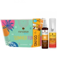 Messinian Spa Promo Protection & Moisturizing Face & Body Spray Spf30, 100ml & On The go Sunscreen Body & Hair & Face Spray Spf20, 90ml - Αντιηλιακό Προσώπου & Σώματος Υψηλής Προστασίας & Ενυδάτωσης με Γιαούρτι & Καρότο & Αντηλιάκο Μαλλιών & Σώματος & Προσώπου Μεσαίας Προστασίας