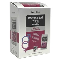 Frezyderm Rectanal Aid Wipes Extra Mild Relieving Hemorrhoids 20 Sachets - Μαντηλάκια για Καταπραϋντική Φροντίδα των Αιμορροΐδων