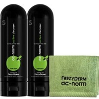 Frezyderm Promo Ac-Norm Active Cleanser for Acne Prone Skin 2x200ml & Δώρο Antibacterial Face Towel 1 Τεμάχιο - Καθαριστικό Προσώπου Κατάλληλο για Λιπαρά Δέρματα με Τάση Ακμής & Αντιβακτηριακή Πετσέτα Προσώπου