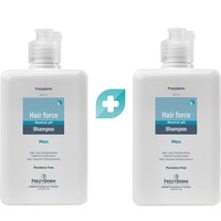 Frezyderm Promo Hair Force Shampoo Men 2x200ml - Τονωτικό Σαμπουάν για την Αντρική Τριχόπτωση