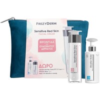 Frezyderm Promo Sensitive Red Skin Matte Facial Cream 50ml & Δώρο Micellar Water 50ml & Sensitive Red Skin Tinted Spf30 Cream 2ml & Δώρο Νεσεσέρ 1 Τεμάχιο - Απαλή Κρέμα Ρύθμισης & Αναστροφής των Συμπτωμάτων της Ροδόχρου Νόσου & του Ευαίσθητου Αντιδραστικού Δέρματος & Κρέμα με Χρώμα Υψηλής Προστασίας & Ενεργό Μικκυλιακό Νερό Καθαρισμού