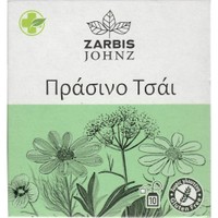 Zarbis Johnz Green Tea 10 Τεμάχια (10 Φακελάκια x 1.2g) - Πράσινο Τσάι σε Εμβαπτιζόμενα Φακελάκια