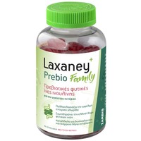 Zarbis Laxaney Prebio Family 60 Gummies - Συμπλήρωμα Διατροφής με Πρεβιοτικές Φυτικές Ίνες για τη Φυσιολογική Λειτουργία του Εντέρου, Γεύση Κεράσι