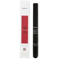Korres Wild Rose Instant Light Illuminator Concealer 2ml - Concealer Λάμψης για Άμεση Φωτεινότητα της Περιοχής Γύρω από Μάτια & Ζυγωματικά
