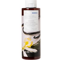 Korres Renewing Body Cleanser Mediterranean Vanilla Blossom Shower Gel 250ml - Αναζωογονητικό, Ενυδατικό Αφρόλουτρο με Ιδιαίτερο Άρωμα Βανίλιας & Απαλές Νότες από Λευκά Άνθη