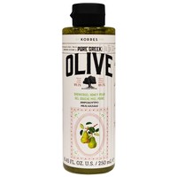 Korres Pure Greek Olive Shower Gel Honey & Pear 250ml - Τονωτικό Αφρόλουτρο με Εκχύλισμα Φύλλων Ελιάς & Άρωμα Μελιού