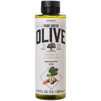 Korres Pure Greek Olive Shower Gel Fig 250ml - Αφρόλουτρο με Τονωτικό Εκχύλισμα Φύλλων Ελιάς & Άρωμα Σύκο