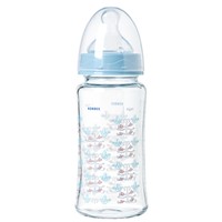 Korres Feeding Bottle 3m+, 230ml - Μπιμπερό Πολυπροπυλενίου με Θηλή Σιλικόνης Μεσαίας Ροής για Βρέφη Από 3 Μηνών