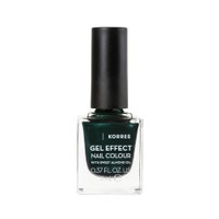 Korres Gel Effect Nail Colour 11ml - 89 Velvet Green - Βερνίκι Νυχιών με Αμυγδαλέλαιο για Έντονη Λάμψη & Μεγάλη Διάρκεια