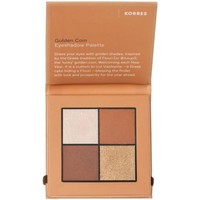 Korres Eyeshadow Palette 5g - Golden Coin - Τετραπλή Παλέτα Σκιών με Πλούσιο Χρώμα για Έντονο Αποτέλεσμα