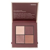 Korres Eyeshadow Palette 5g - Pomegranate - Τετραπλή Παλέτα Σκιών με Πλούσιο Χρώμα για Έντονο Αποτέλεσμα