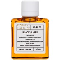 Korres Black Sugar Eau de Parfum 50ml - Γυναικείο Άρωμα με Νότες Μαύρης Ζάχαρης, Καραμέλας & Βανίλιας