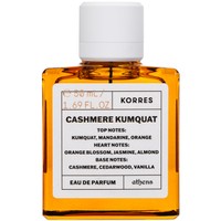 Korres Cashmere Kumquat Eau de Parfum 50ml - Γυναικείο Άρωμα με Νότες από Κουμκουάτ, Μανταρίνι, Πορτοκάλι