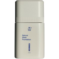 Korres Natural Sheer Foundation 30ml - 02 Medium - Διάφανης Κάλυψης Ανάλαφρο Foundation που Λειαίνει τις Ατέλειες για Φυσικά Λαμπερό Αποτέλεσμα