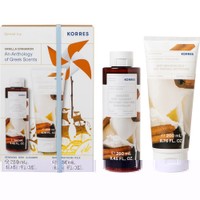 Korres Promo Vanilla Cinnamon Body Smoothing Milk 200ml & Body Cleanser 250ml - Ενυδατικό Γαλάκτωμα Σώματος με Κρεμώδες Άρωμα Βανίλια Συνδυασμένο με Ζεστές Νότες Κανέλας & Αφρόλουτρο με Κρεμώδες Άρωμα Βανίλια Συνδυασμένο με Ζεστές Νότες Κανέλας