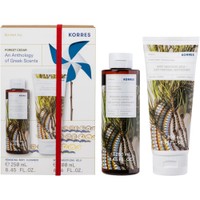 Korres Promo Forest Cedar Body Smoothing Milk Hydrate & Soften 200ml & Renewing Shower Gel 250ml - Γαλάκτωμα Σώματος με Κέδρο για Ενυδάτωση & Θρέψη, Κατάλληλο για Όλους τους Τύπους Επιδερμίδας & Αναζωογονητικό Αφρόλουτρο με Τονωτικό Εκχύλισμα Φασκόμηλου & Ξυλώδες Άρωμα Κέδρου