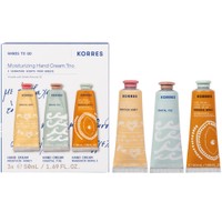 Korres Promo Mountain Honey 50ml & Coastal Fig 50ml & Mandarin Neroli Hand Cream 50ml - Ενυδατική Κρέμα Χεριών με Γλυκιές Νότες από Μέλι του Βουνού & Φρέσκιες νότες Μεσογειακού Σύκου & Δροσερές νότες από Μανταρίνι με Άνθη Νερατζιάς & Ελληνικό Έλαιο Αμυγδάλου