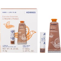 Korres Promo Almond Nut Hand Cream 50ml & Cocoa Butter Extra Care Lipbalm 4.5g - Κρέμα Χεριών με Άρωμα από Νότες Αμυγδάλου & Ενυδατικό Βάλσαμο Χειλιών με Άρωμα Βούτυρο Κακάο