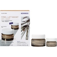 Korres Promo Black Pine Bounce Firming Intense Moisturizer Day Cream 40ml & Δώρο Plump Up, Sleeping Facial Cream 15ml - Κρέμα Ημέρας Προσώπου Ανόρθωσης Περιγράμματος & Ολικής Σύσφιγξης για Ξηρές, Πολύ Ξηρές Επιδερμίδες με Εκχύλισμα Μαύρης Πεύκης & Κρέμα Νύχτας για Σύσφιγξη & Lifting με Εκχύλισμα Μαύρης Πεύκης