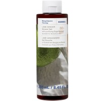 Korres Lime Ginger & Purifying Sage Extract Shower Gel 250ml - Αφρόλουτρο Σώματος με Δροσερές Νότες από Μοσχολέμονο, Φρέσκο Τζίντζερ & Εκχύλισμα Φασκόμηλου