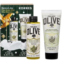 Korres Promo Pure Greek Olive Showergel Olive Blossom 250ml & Body Cream 200ml - Αφρόλουτρο & Ενυδατική Κρέμα Σώματος με Τονωτικό Εκχύλισμα Από Άνθη Ελιάς