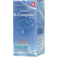 Altion B-Complex Syrup 150ml - Συμπλήρωμα Διατροφής Συμπλέγματος Βιταμινών Β για τη Φυσιολογική Λειτουργία του Νευρικού Συστήματος & Ενίσχυση της Νοητικής Επίδοσης με Γεύση Κρέμα Βανίλια