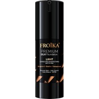 Froika Premium Silk Foundation Spf30, 30ml - Light - Makeup για Ματ Αποτέλεσμα με Αντιγηραντική Δράση & Δείκτη Προστασίας