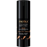 Froika Premium Silk Foundation Spf30, 30ml - Dark - Makeup για Ματ Αποτέλεσμα με Αντιγηραντική Δράση & Δείκτη Προστασίας