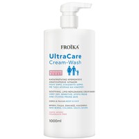 Froika UltraCare Cream Wash 1000ml - Καταπραϋντικό Κρεμοντούς Καθαρισμού Κατάλληλο για Ξηρό, Ευαίσθητο Δέρμα με Τάση Ατοπίας & Κνησμού με Αντλία