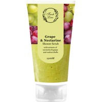 Fresh Line Grape & Nectarine Shower Scrub 150ml - Δροσερό & Απολαυστικό Απολεπιστικό Σώματος για το Ντους Φυσικής Σύνθεσης με Σταφύλι & Νεκταρίνι