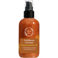 Fresh Line Caribbean Coconut Shimmering Body Oil 150ml - Ξηρό Λάδι Λάμψης Σώματος με Καρύδα Καραϊβικής για Αίσθηση Ζεστασιάς & Τροπικής Φροντίδας