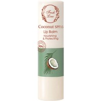 Fresh Line Nourishing & Protecting Spf15  Coconut Lip Balm 5,4g - Βάλσαμο Χειλιών Μεσαίας Προστασίας με Βιολογικό Βούτυρο Καριτέ, Έλαιο Καρύδας & Εκχύλισμα από Σύμφυτο