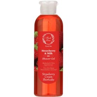 Fresh Line Fresh Bar Strawberry & Milk Shower Gel 200ml - Strawberry Cream Shortcake - Αρωματικό & Φρουτένιο Αφρόλουτρο Σώματος Φυσικής Σύνθεσης με Φράουλα & Γάλα