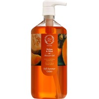 Fresh Line Fresh Bar Melon & Mint Shower Gel Soft Summer Gelato 1Lt - Δροσερό & Καλοκαιρινό Αφρόλουτρο Σώματος Φυσικής Σύνθεσης με Πεπόνι & Μέντα