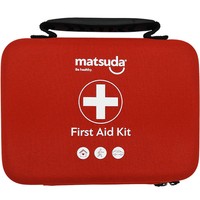 Matsuda First Aid Kit 38 Τεμάχια - Φαρμακείο Πρώτων Βοηθειών σε Τσαντάκι Προγεμισμένο