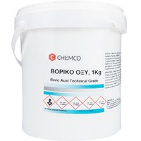 Chemco Boric Acid Technical Grade 1Kg - Βορικό Οξύ σε Μορφή Κρυσταλλικής Σκόνης για Βιομηχανική Χρήση