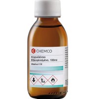 Chemco Walnut Oil Refined 100ml - Εξευγενισμένο Καρυδέλαιο για Χρήση σε Πρόσωπο & Σώμα