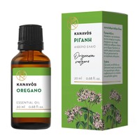 Kanavos Oregano Essential Oil 20ml - Ρίγανη - Αιθέριο Έλαιο για Φυσικό Αρωματισμό του Χώρου, Κατάλληλο για Εισπνοές που Προσφέρει Χαλάρωση & Ευεξία