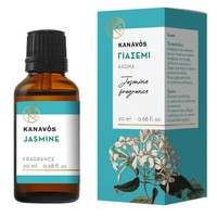 Kanavos Jasmine Essential Oil 20ml - Γιασεμί - Αιθέριο Έλαιο για Φυσικό Αρωματισμό του Χώρου, Κατάλληλο για Εισπνοές που Προσφέρει Χαλάρωση & Ευεξία