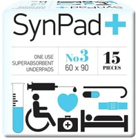 Synpad One Use Superabsorbent Underpads 60x90cm Νο3, 15 Τεμάχια - Απορροφητικά Υποσέντονα Μιας Χρήσης για Μέτριας Μορφής Ακράτεια