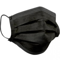 Synmask Medical 3ply Type 2 Mask 20 Τεμάχια - Μαύρο - Άνετη Χειρουργική Μάσκα Προστασίας 3 Επιπέδων με Επιρρίνιο Έλασμα μιας Χρήσης